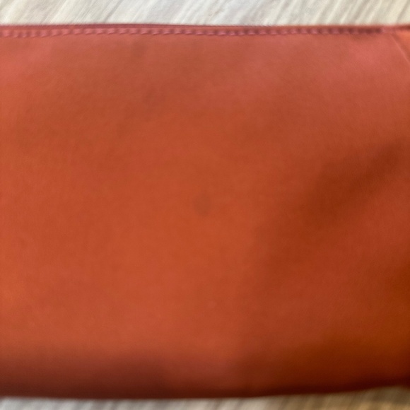 Brontibay Paris - Burnt Orange Satin Bow Clutch Purse with Zip - Picture 9 of 12